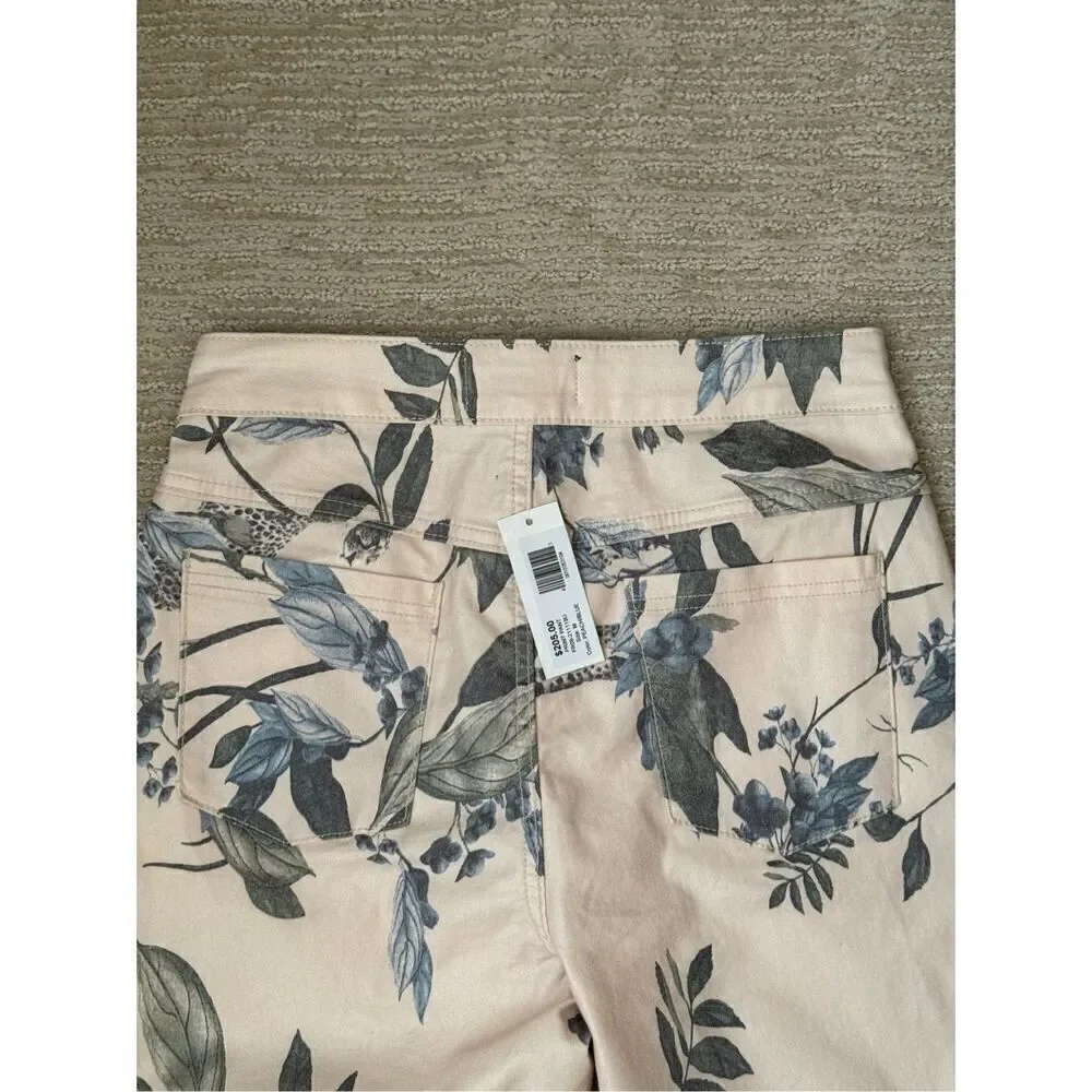 Frank Lyman Design Collection Embellished Blue Floral Print Jeans, Size M, NWT - Picture 8 of 8